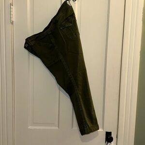 Olive green capris